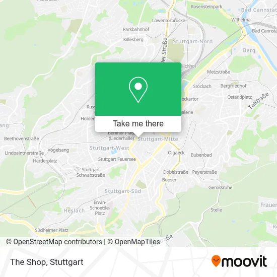 Le Shop map