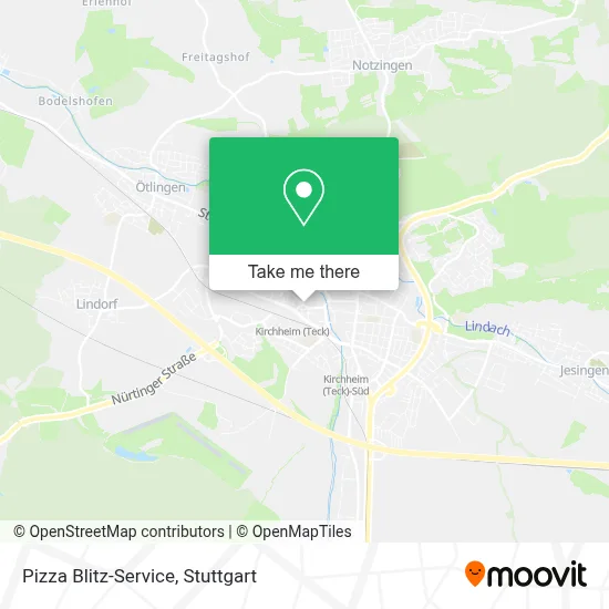 Pizza Blitz-Service map