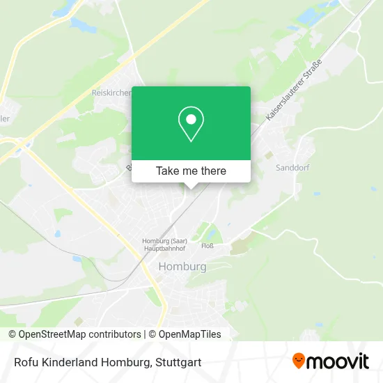 Rofu Kinderland Homburg map