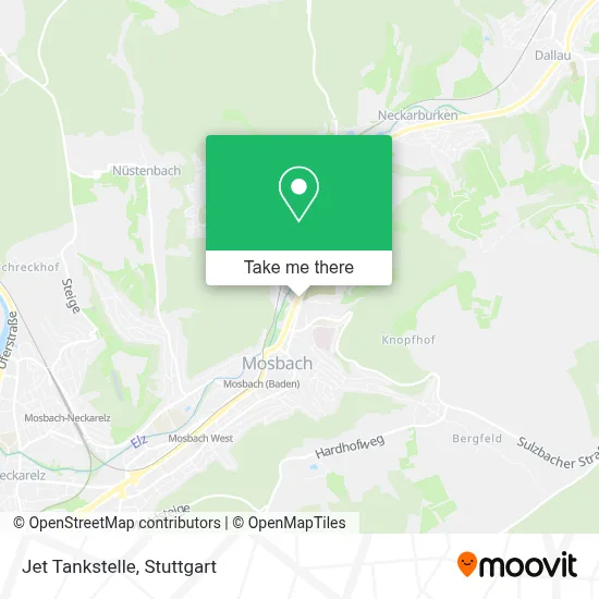 Jet Tankstelle map