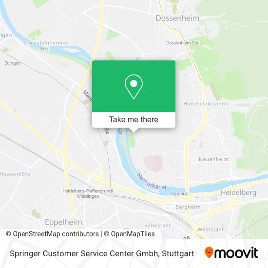 Springer Customer Service Center Gmbh map
