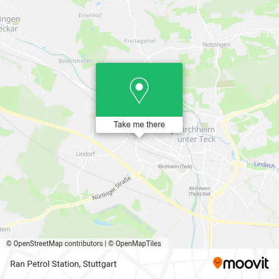 Ran Petrol Station map