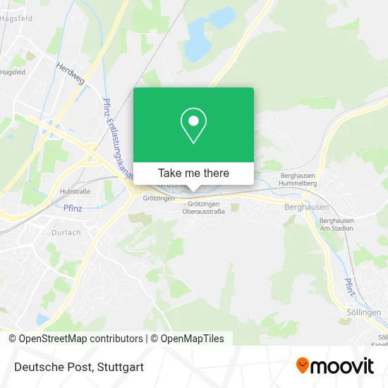 Deutsche Post map