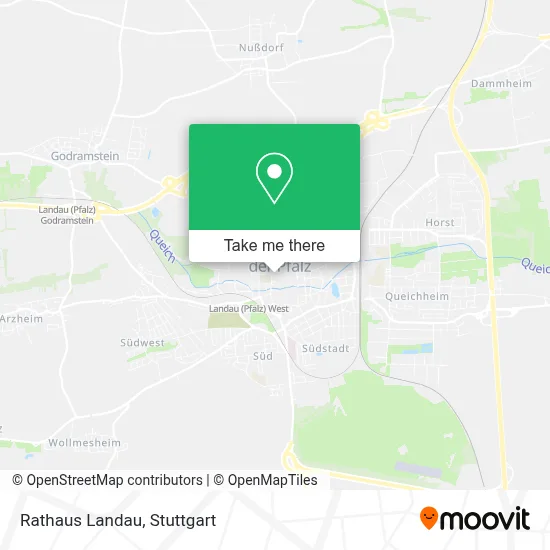 Rathaus Landau map