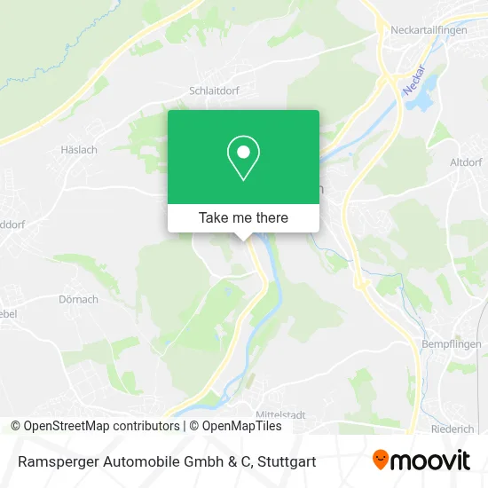 Ramsperger Automobile Gmbh & C map