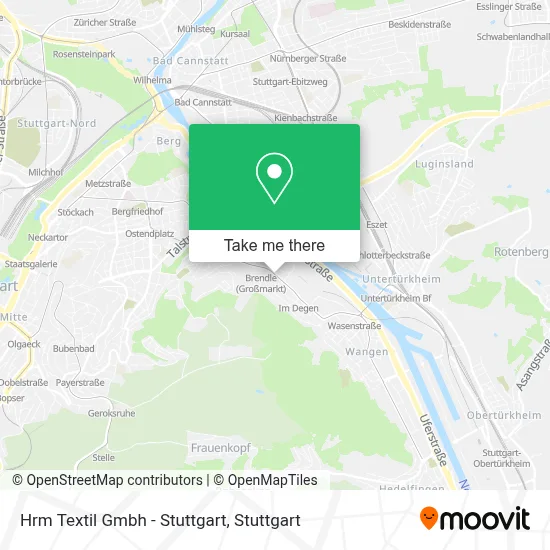 Hrm Textil Gmbh - Stuttgart map
