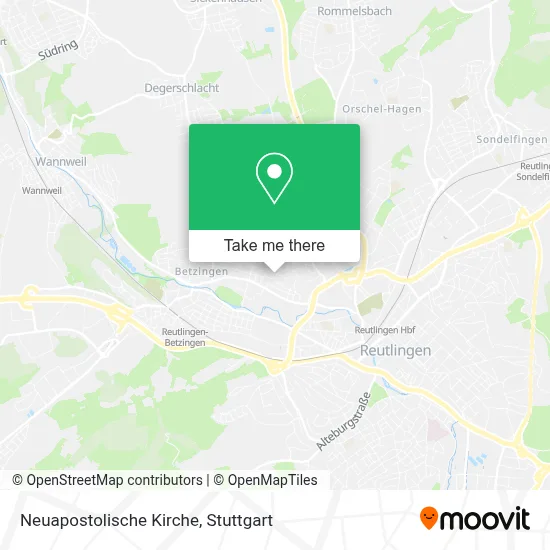 Neuapostolische Kirche map