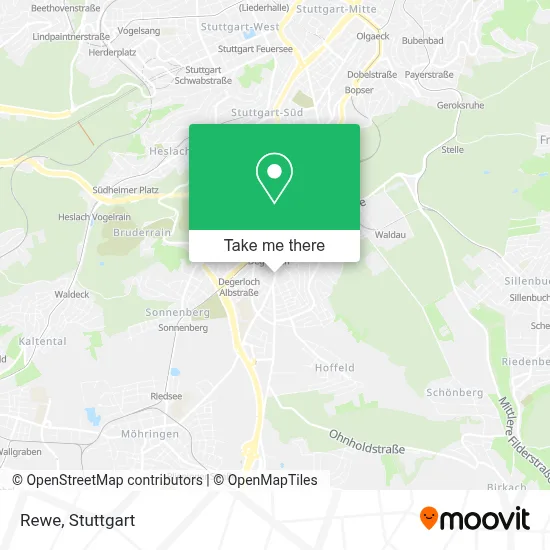 Rewe map