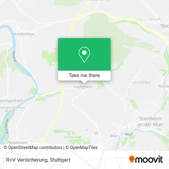 R+V Versicherung map