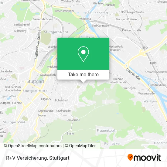 R+V Versicherung map