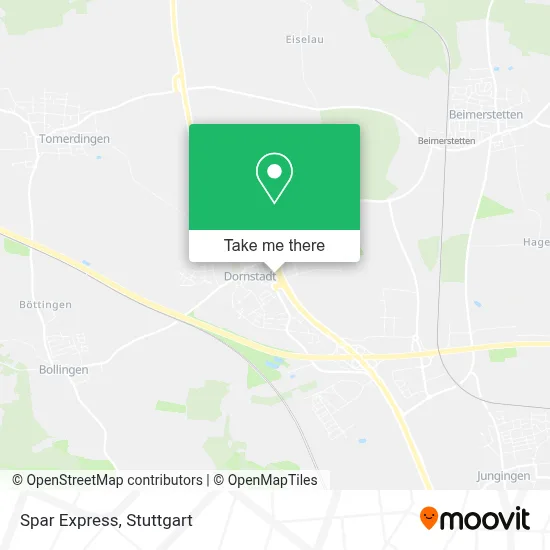 Spar Express map