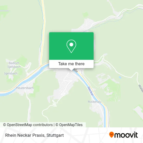 Rhein Neckar Praxis map