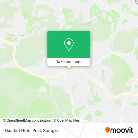 Gasthof Hotel Post map