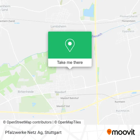 Pfalzwerke Netz Ag map