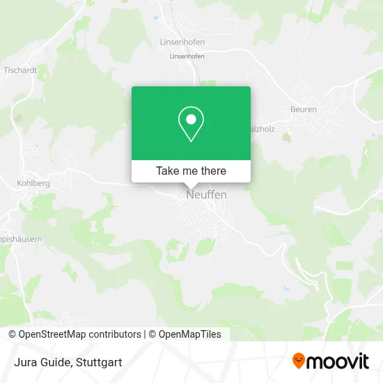 Jura Guide map