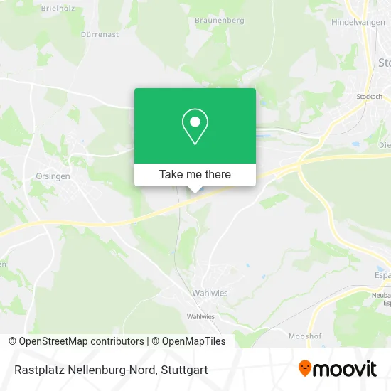 Rastplatz Nellenburg-Nord map