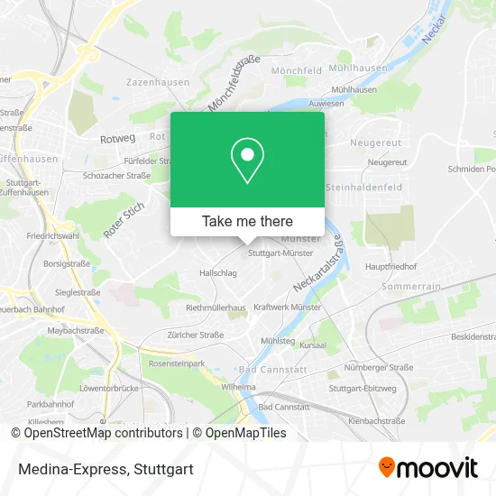 Medina-Express map