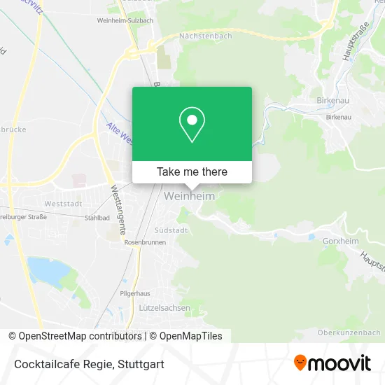 Cocktailcafe Regie map