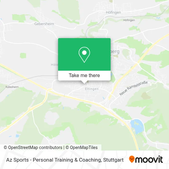Az Sports - Personal Training & Coaching map