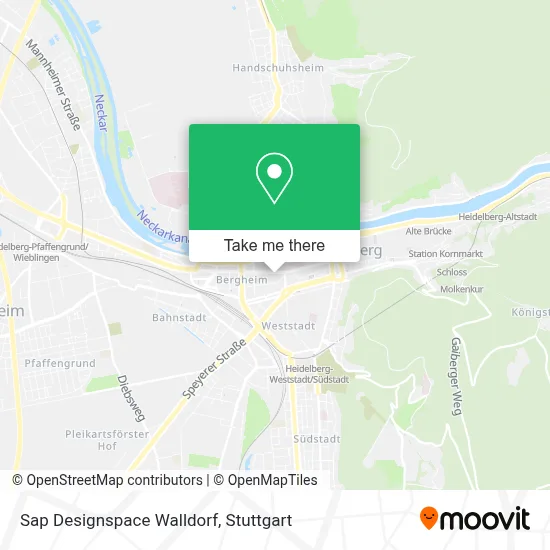 Sap Designspace Walldorf map