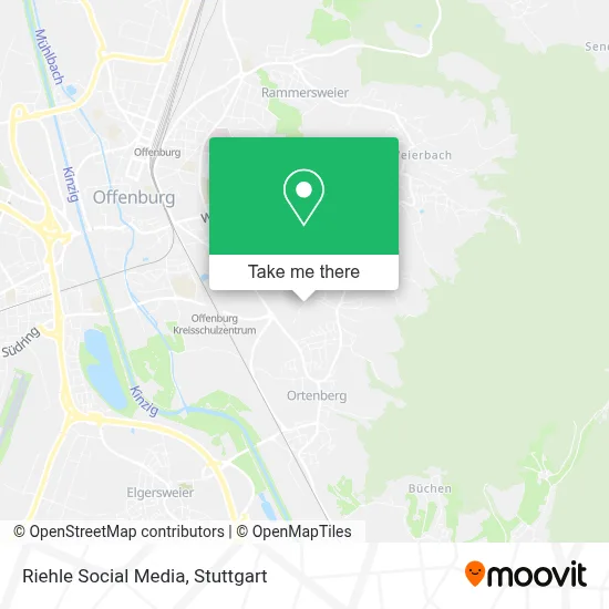 Riehle Social Media map