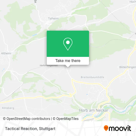 Tactical Reaction map