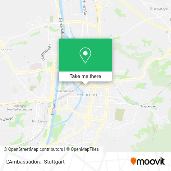 L'Ambassadora map