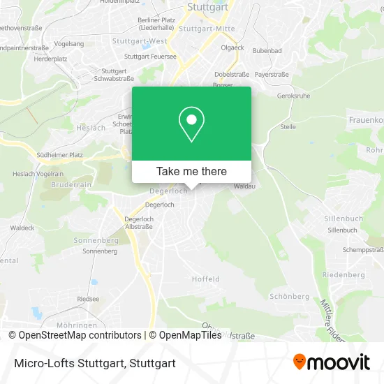 Micro-Lofts Stuttgart map