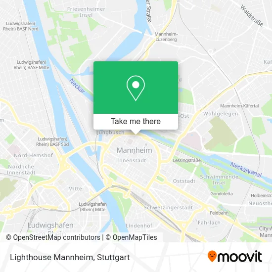 Lighthouse Mannheim map