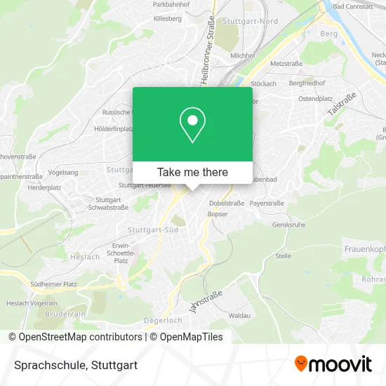Sprachschule map