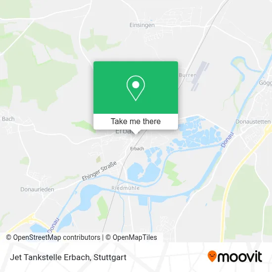 Jet Tankstelle Erbach map