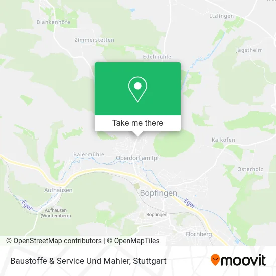 Baustoffe & Service Und Mahler map