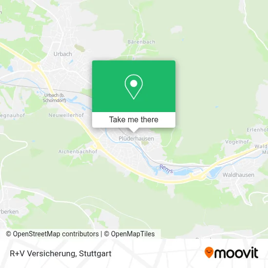 R+V Versicherung map