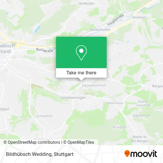 Bildhübsch Wedding map