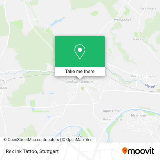 Rex Ink Tattoo map