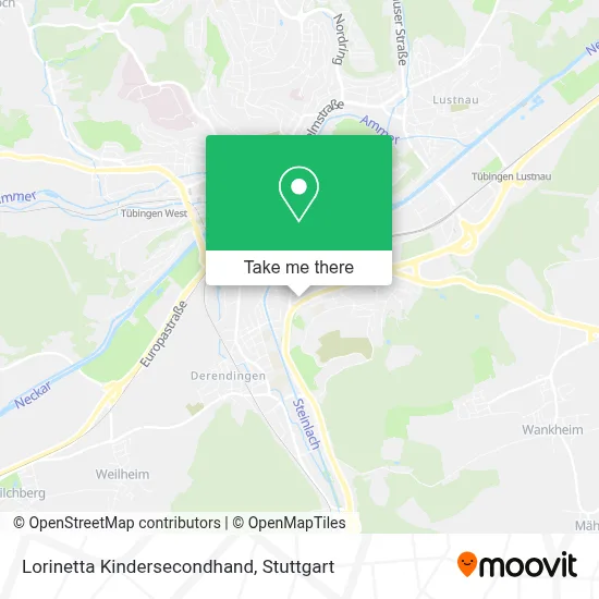 Lorinetta Kindersecondhand map