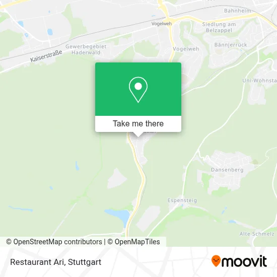 Restaurant Ari map