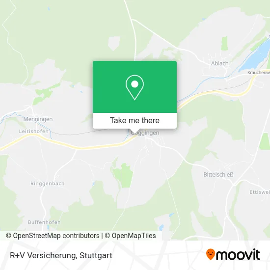 R+V Versicherung map