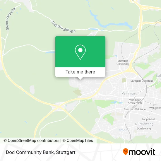 Dod Community Bank map