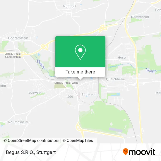Begus S.R.O. map