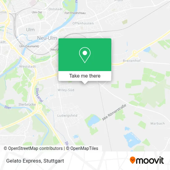 Gelato Express map