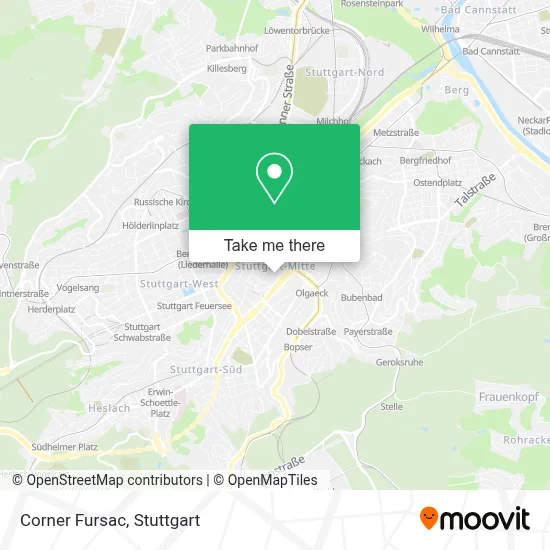 Corner Fursac map