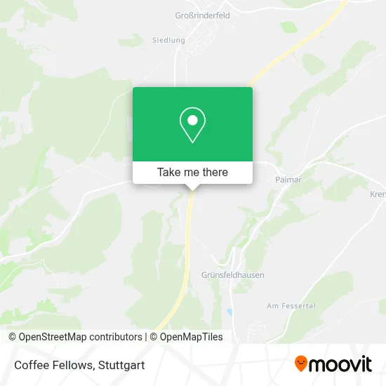 Coffee Fellows map