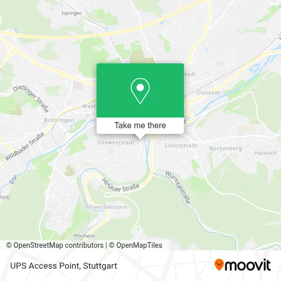 Ups Access Point map