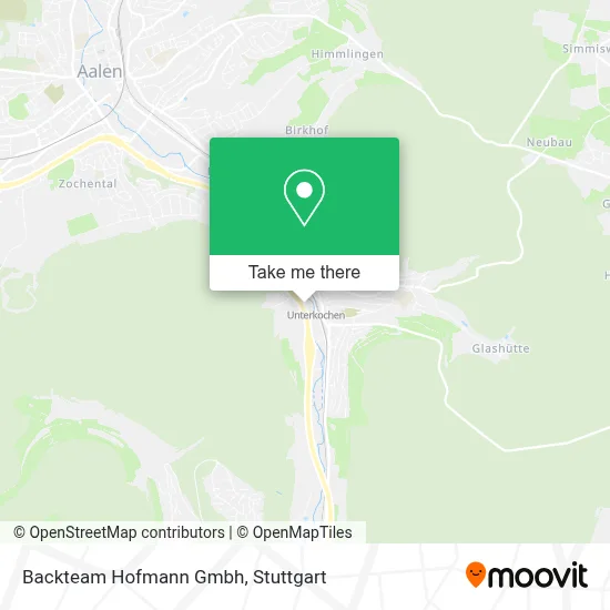 Backteam Hofmann Gmbh map