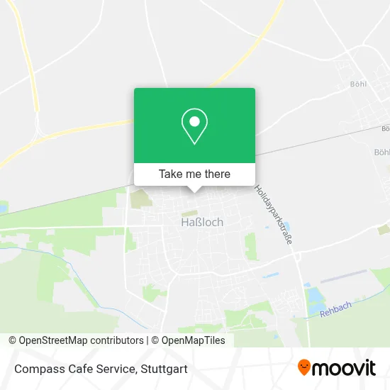 Compass Cafe Service map