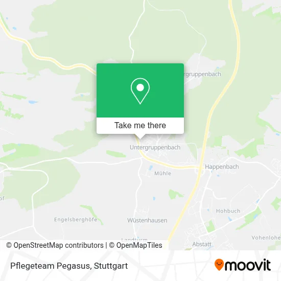 Pflegeteam Pegasus map