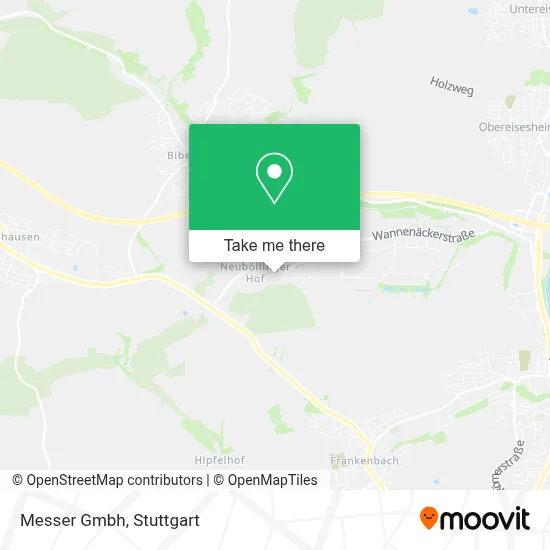 Messer Gmbh map