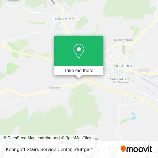 Kenngott Stairs Service Center map