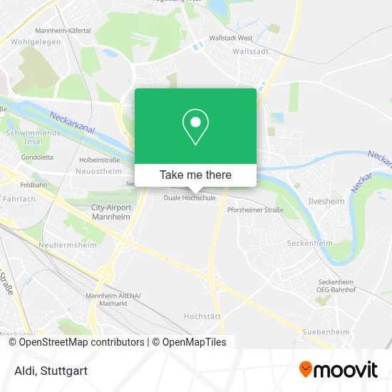 Aldi map